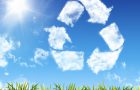 cloud-shaped icon recycling